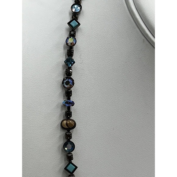 Sorrelli Classic Vintage Austrian‎ AB Crystals Semi Precious stones Necklace - Picture 6 of 16
